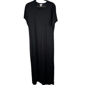 Lularoe - Maria - L - EUC - Women's Full Length Maxi Dress - Black